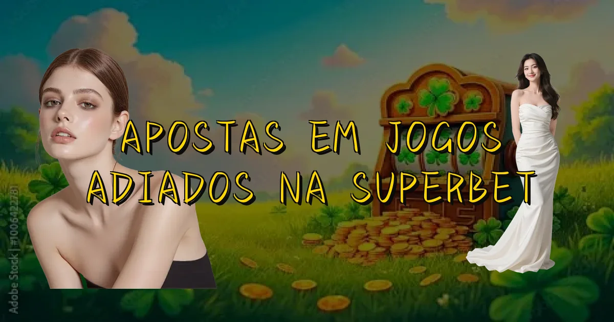Apostas Em Jogos Adiados Na Superbet Oficial
