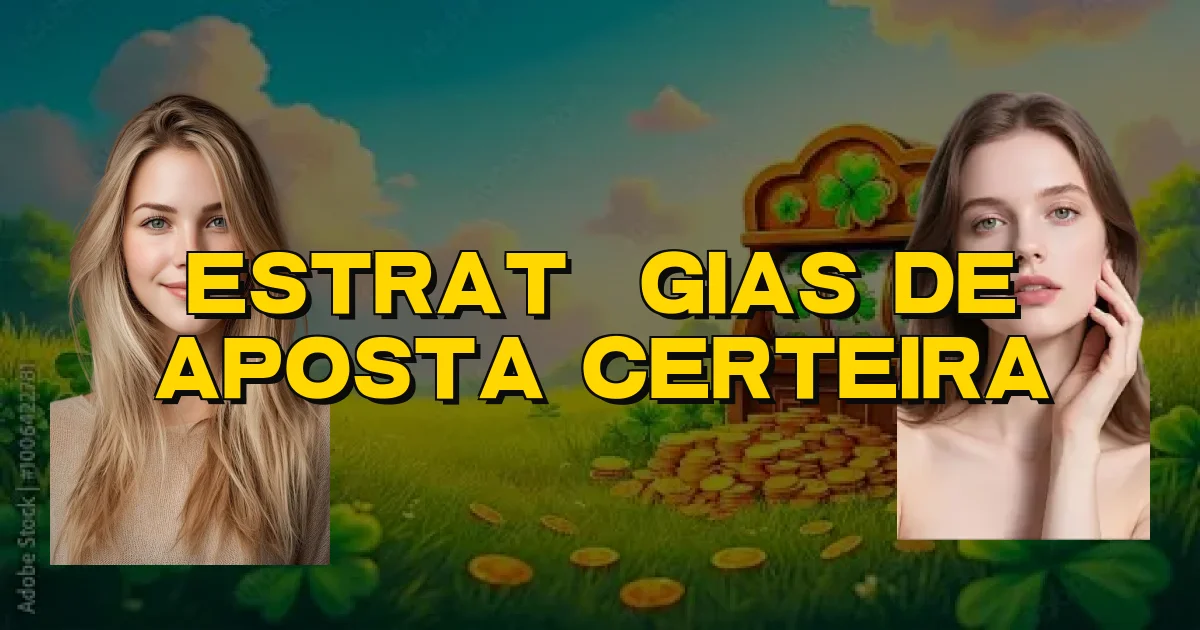 Estratégias De Aposta Certeira Oficial